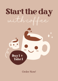 Coffee Promo Poster Design