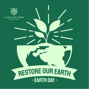 Earth Day Instagram post Image Preview