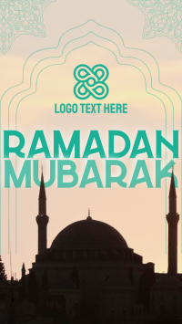 Traditional Ramadan Greeting YouTube Short Design