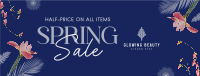 Sale of Spring Facebook cover Image Preview