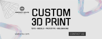 Professional 3D Printing  Facebook cover Image Preview