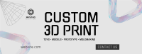 Professional 3D Printing  Facebook cover Image Preview