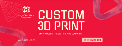 Professional 3D Printing  Facebook cover Image Preview