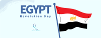 Egypt Flag Brush Facebook cover Image Preview