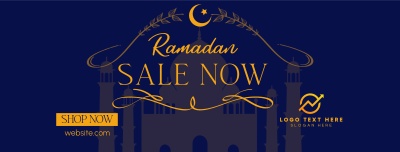 Ramadan Mosque Sale Facebook cover Image Preview