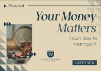 Financial Management Podcast Postcard Image Preview