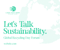 Recycling Sustainability Forum Facebook Post Preview