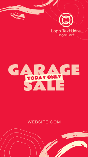 Garage Sale Doodles Facebook story Image Preview
