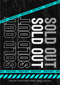 Sold Out Update Flyer Design