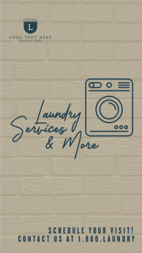 Laundry Wall Facebook story Image Preview