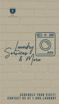 Laundry Wall Facebook story Image Preview