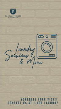 Laundry Wall Facebook Story Design