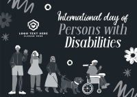 Persons with Disability Day Postcard Preview