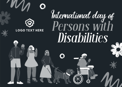 Persons with Disability Day Postcard Image Preview