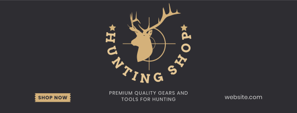 Hunting Gears Facebook Cover Design Image Preview