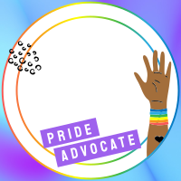 Pride Advocate Instagram Profile Picture Design