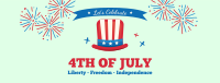 4th of July Hat Facebook cover Image Preview