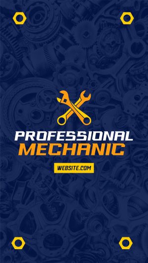 Professional Auto Mechanic Instagram Reel Image Preview