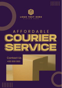 Affordable Courier Service Flyer Image Preview