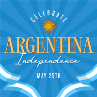 Viva Argentina Instagram Post Design