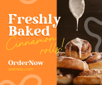 Freshly Baked Cinnamon Facebook post Image Preview