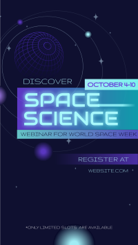 Space Week Webinar YouTube Short Preview