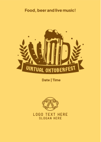 Virtual Oktoberfest Flyer Image Preview