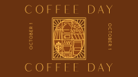 Please Give Me Coffee Facebook Event Cover Design