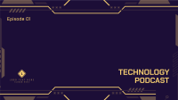 Cyber Speech Tech Zoom background Image Preview
