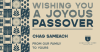 Abstract Geometric Passover Facebook ad Image Preview