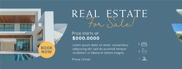 Modern Realty Sale Facebook Cover Design Image Preview