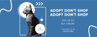 Pet Adoption Advocacy Facebook Cover Design