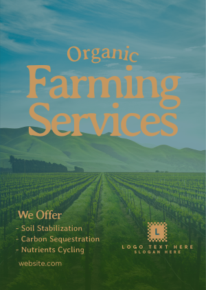 Organic Farming Poster Image Preview
