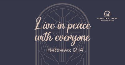 Peace Bible Verse Facebook ad Image Preview