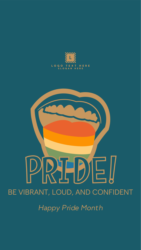 Say Pride Celebration Instagram Story Design Image Preview