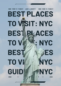 Best Places to Visit in New York City Flyer Image Preview