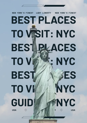 Best Places to Visit in New York City Flyer Image Preview