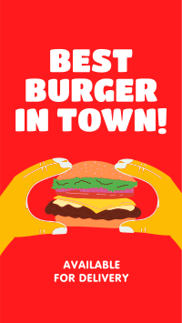 The Best Burger Instagram reel Image Preview