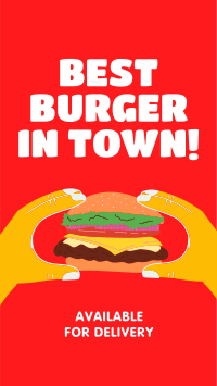 The Best Burger Instagram Reel Design