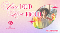 Retro Pride Month Video Image Preview