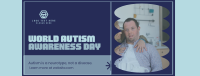 Bold Quirky Autism Day Facebook cover Image Preview