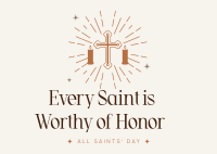 Honor Thy Saints Postcard Preview