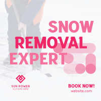 Snow Removal Expert Instagram post Image Preview