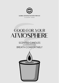 Scented  Candles Flyer Design