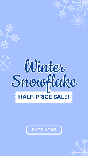 Winter Decor Sale Facebook story