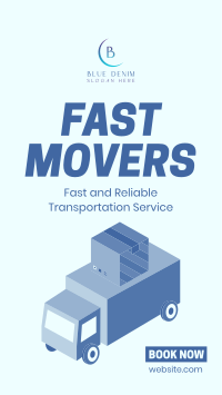 Fast Movers Service Instagram Reel Image Preview