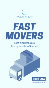 Fast Movers Service Instagram reel Image Preview