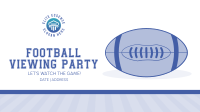 Football Viewing Party Facebook Event Cover Image Preview