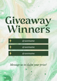 Giveaway Announcement Flyer Image Preview