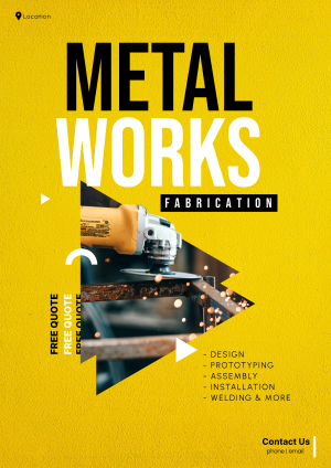 Metal Works Flyer Image Preview